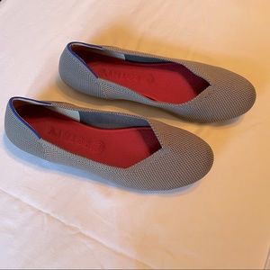 Grey Rothy’s flats, size 10.5